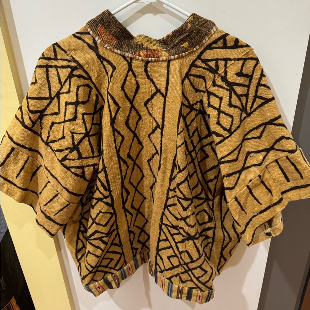 Veranda Geometric Vintage Patterned Jacket - image 2